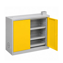 Chemikalienschrank mit Kamin, niedrig