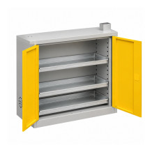 Chemikalienschrank mit Kamin, niedrig