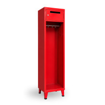 LOCKER H 1 FIRE 3000 - Feuerwehrspind - Einzel, galvanisiert mit Helmhalter
