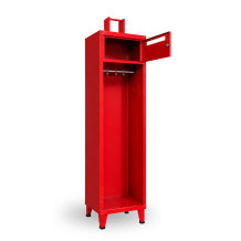LOCKER H 1 FIRE 3000 - Feuerwehrspind - Einzel, galvanisiert mit Helmhalter