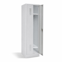 2-türiger Garderobenschrank mit mittiger Öffnung, 1800/500/500 mm