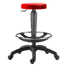 Industriestuhl mit Fußstütze, WORKSEAT AN TABU FR RD