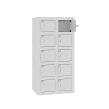VBOX M 2/10 ELECTRO – Ladeschrank für Mobiltelefone mit 10 Fächern