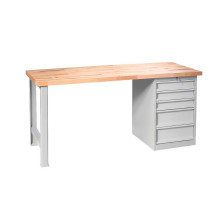 MODULBENCH GE 1700 CD5 | Werkbank mit 5 Schubladen, 1700 mm