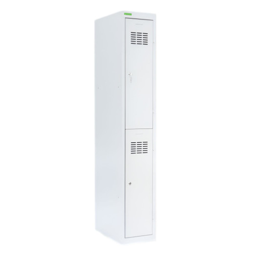 2-türiger Garderobenschrank mit kurzen Türen, LOCKER H 1/2