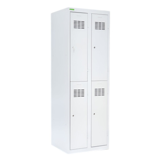 4-türiger Garderobenschrank mit kurzen Türen, LOCKER H 2/4