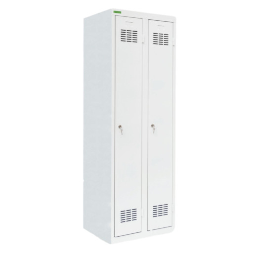 Zweitüriger Garderobenschrank mit langen Türen, LOCKER H2