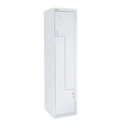 2-türiger Garderobenschrank mit Z-Türen, LOCKER H Z2 400