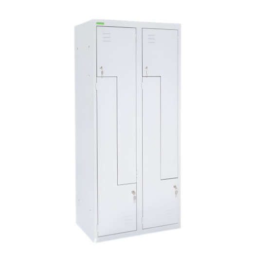 4-türiger Garderobenschrank mit Z-Türen, LOCKER H Z4 400