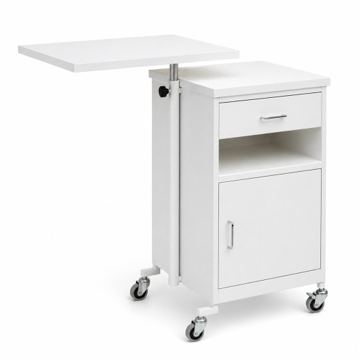 Nachttisch mit schwenkbarer Essplatte, BEDSIDE CAB M WE
