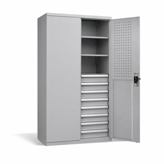 Werkzeugschrank mit hoher Tragfähigkeit, 8 Schubladen, DEEPCAB CH 1950/1044/625 8D