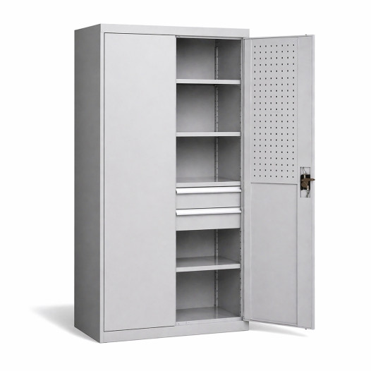 Werkzeugschrank mit hoher Tragfähigkeit, 2 Schubladen, DEEPCAB CH 1950/1044/625 2D,