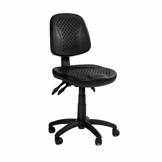 Industriestuhl auf Rollen, COMFORT NORM/ROLL