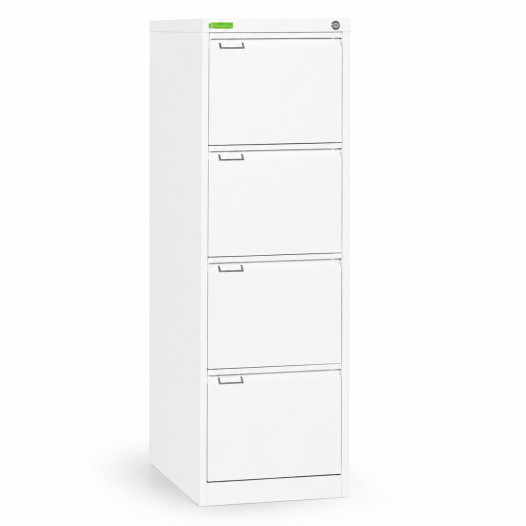 Hängeregistraturschrank mit 4 Schubladen, weiß, FILECAB K 4 9003