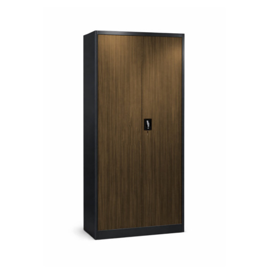 Büroschrank in Holzoptik, DOCUCAB CH 1900/900/400 7016/DW, Illustrationsfoto
