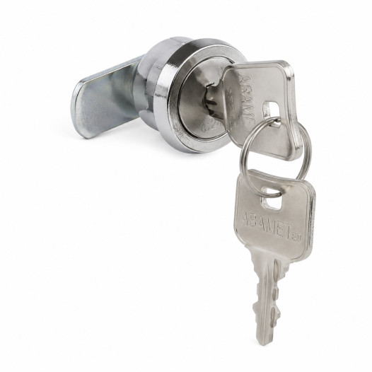 Schloss mit Zentralschlüsselsystem und kurzem Riegel, LOCK ABAB CENT SHORT
