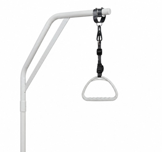 Stange mit Griff und Kunststoffhalter, MEDIBED MA HANDLE WITH PLASTIC HAND HOLDER