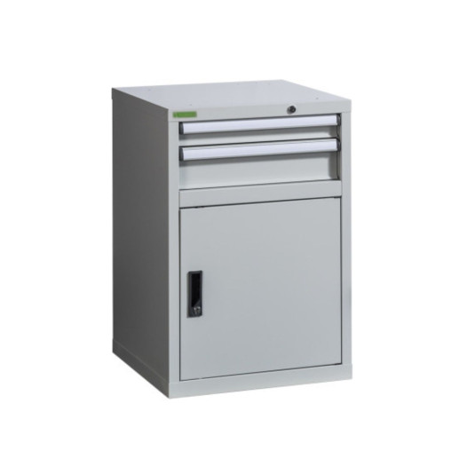 Werkstattcontainer mit 2 Schubladen und 1 Schrank, CONTI PK 840/580 CD2 NW |