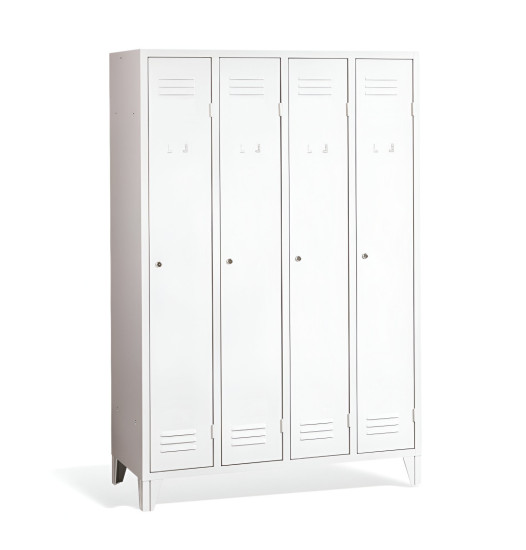 LOCKER CH 4 F - 4-türiger Garderobenschrank mit Füßen
