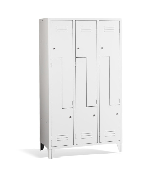 LOCKER CH Z6 F - 6-türiger Garderobenschrank mit Z-Türen
