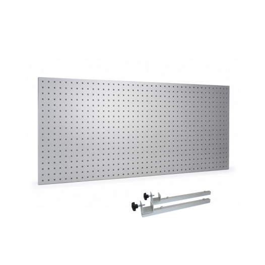 Perfo-Panel für Werkbänke mit einer Breite von 1500 mm, MODULBENCH GE PERFO 1500 SET 7035
