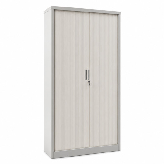 Büroschrank mit Rollladentüren, ROLOCAB CH 1950/1000/420 GY