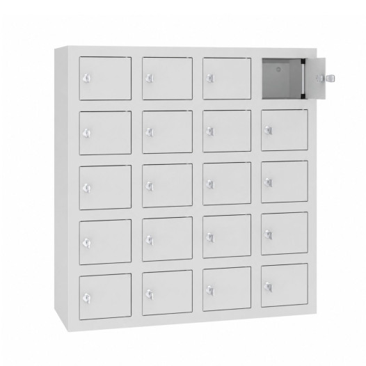 VBOX M 4/20 ELECTRO – Ladeschrank für Mobiltelefone mit 20 Fächern