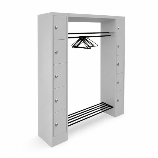 WARDROBE OPEN 1430 | Offenes Garderobensystem mit 10 Fächern