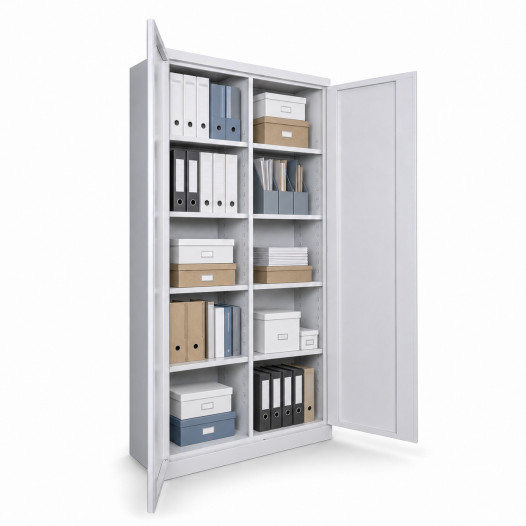 XMULTISHELFCAB H 1920/1000/380 7035 - Büroschrank mit 8 Fachböden