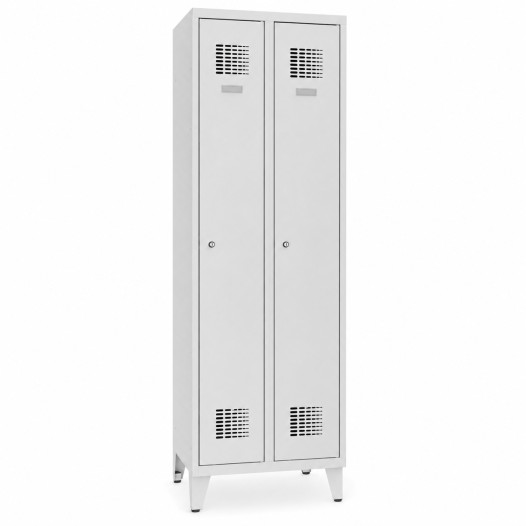 LOCKER M 2 OF | 2-türiger Kleiderschrank mit langen Türen auf Füßen
