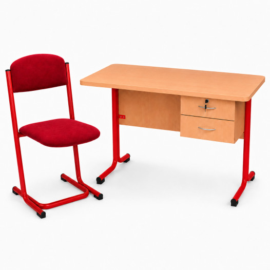 Set Lehrerpult + Stuhl, SCHOOLDEPARTMENT + SEAT RM