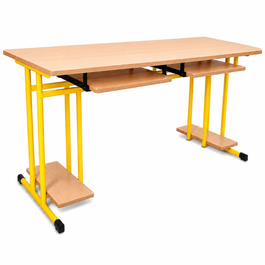 SCHOOLBENCH RM PC 2, Computertisch, 2-sitzig