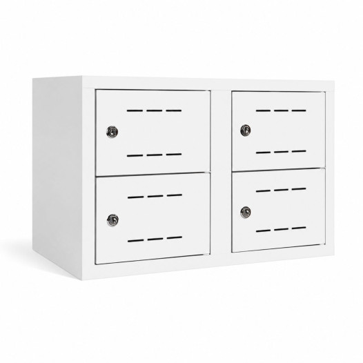 SHOEBOX H 2/4 | 2+2-türiger Schuhschrank mit Fachbreite 300 mm