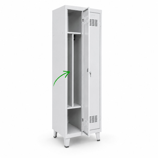 Kurze Trennwand für Garderobenschrank der Serie H, LOCKER DIV H SHORT