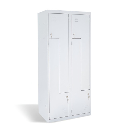 4-türiger Garderobenschrank mit Z-Türen, LOCKER H Z4 400