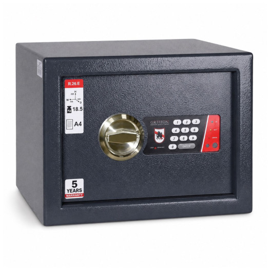 Sicherheitsbox mit elektronischem Schloss, SAFECAB PT 260/350/260 ELK 7040