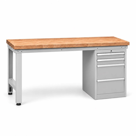Werkbank mit 4 Schubladen, 1500 mm - Illustrationsfoto