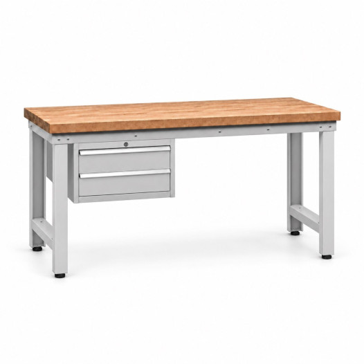 Werkbank mit 2 Hängeschubladen, 1500 mm - Illustrationsfoto