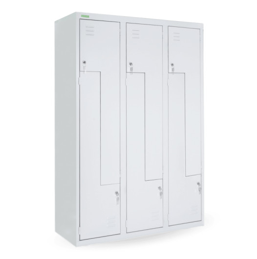 LOCKER H Z6 400 | 6-türiger Garderobenschrank mit Z-Türen mit einer Breite von 400 mm