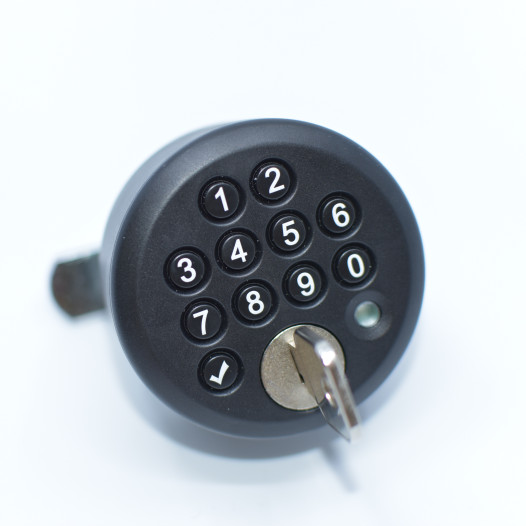 Elektronisches Zahlencodeschloss, ELECTROLOCK WF 90 BK