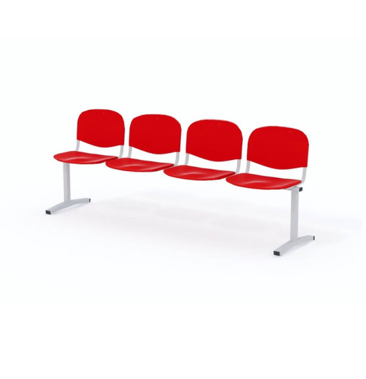 4-sitzige Wartezimmerbank, WAITBENCH LM/ICH 4