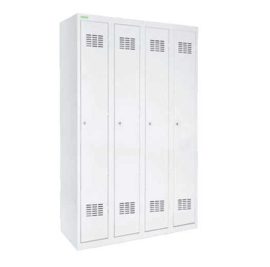 LOCKER H 4 250 | 4-türiger Garderobenschrank mit langen Türen