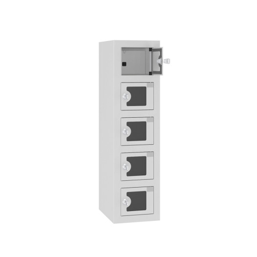 VBOX M 1/5 ELECTRO PELXI – Handy-Ladeschrank mit 5 Fächern und Plexiglas